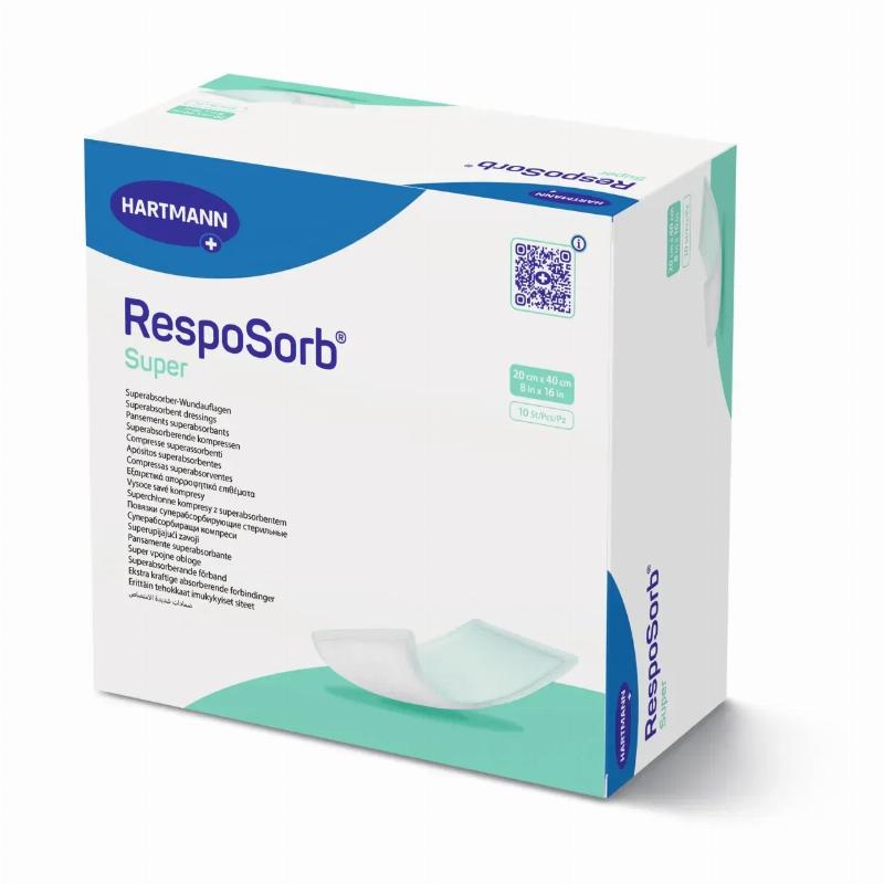 Суперабсорбуючі пов'язки RespoSorb® Super 20см х 40см 10шт